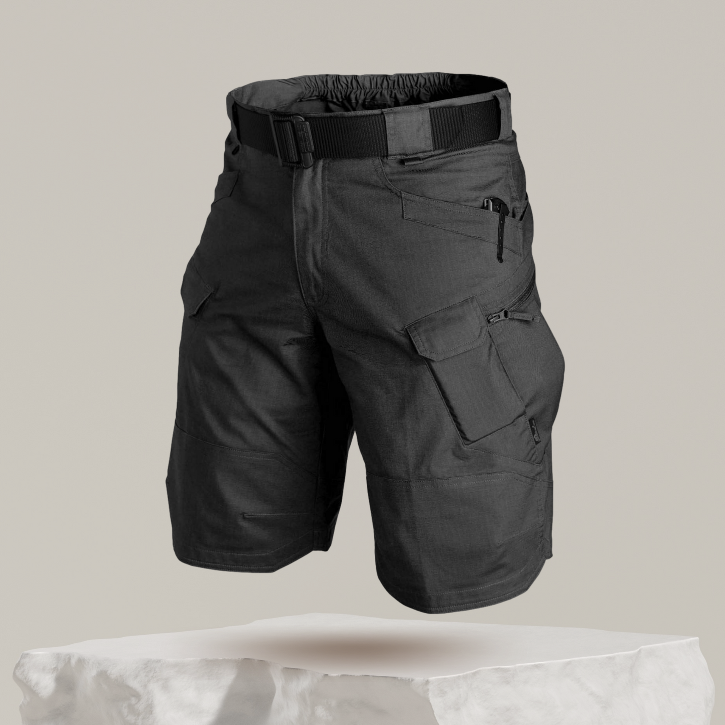 Short tactique Indestructible et Imperméable de survie Homme