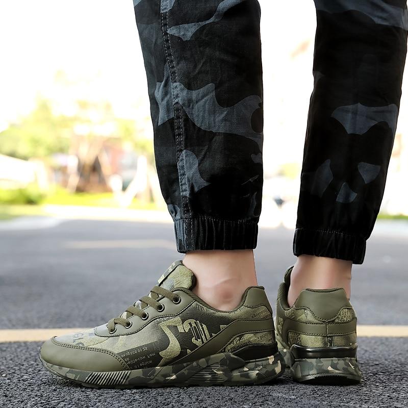 Chaussures Militaires Vert Camo